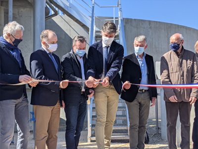 Inauguration de la nouvelle station d'épuration de Châteauneuf-de-Gadagne