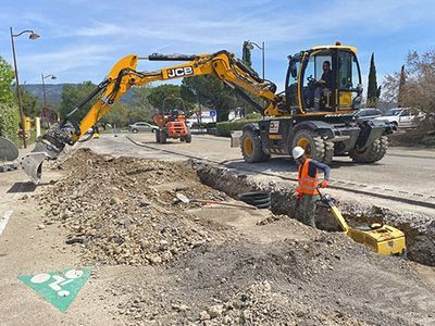 Deuxième phase de travaux du réseau d’assainissement à L'Isle sur la Sorgue