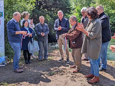 Un piège à déchets flottants expérimental a été installé à l’Isle sur la Sorgue